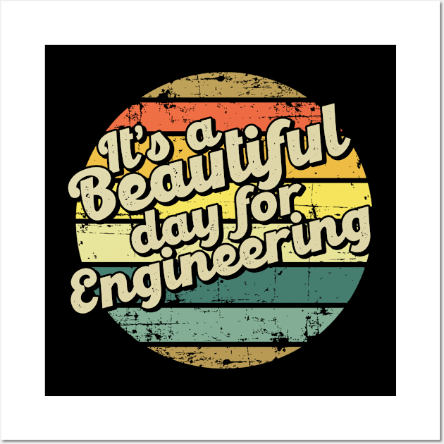 Engineering gift for engineer. Perfect present for mother dad friend him or her Wall Art by SerenityByAlex